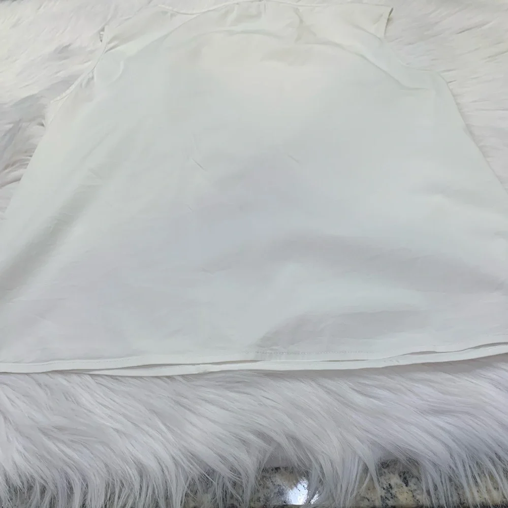 Michael Kors White Ruffle Blouse - Picture 3 of 5